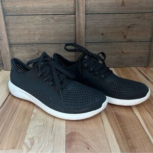 Crocs LiteRide Pacer Men’s Shoe Waterproof Sneaker Casual Black 204967 Sz 9